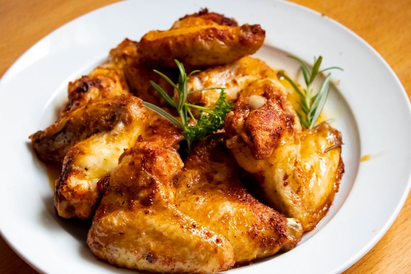 Honey Garlic Wings at East coast wings